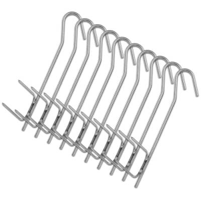 10 Stück Räucherhaken Fleischerhaken Räuchern U-Doppelspitz 21cm Smoking Hooks von A&N