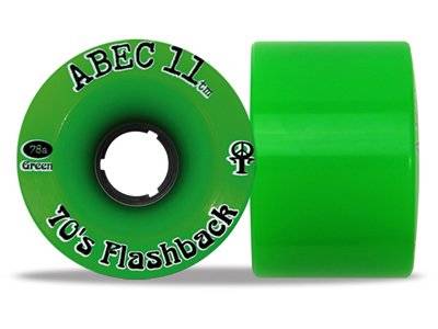 ABEC 11 Wheels Longboard Rollen Flashbacks 4 Stück, 78a, 70mm von ABEC 11