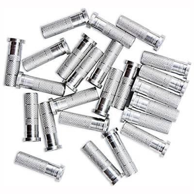ANCLLO Pfeileinsätze aus Aluminium mit Bogenschießfeldpunkten Insrts .244 Pfeilschäfte für Zielübungen, 50 Stück von ANCLLO