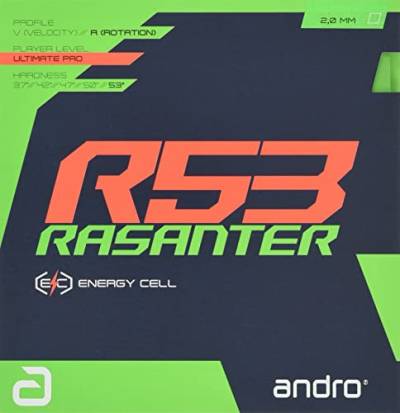 ANDRO Belag Rasanter R 53, grün, 1,7 mm von ANDRO