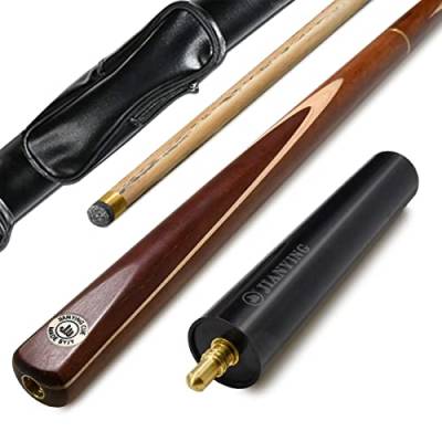 AONETIGER Billard Queue 145cm Eschenholz 3 Teilig Spitzen 10mm Mit Zubehör Verlängerung Tasche/Koffer Set Zu Wählen 57" Profi Snooker Pool Cue Sticks von AONETIGER