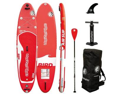 AQUAZON Inflatable SUP-Board SUP Stand up Paddling Board BIRD AIR 320 10'6 GFK Paddel Allrounder von AQUAZON