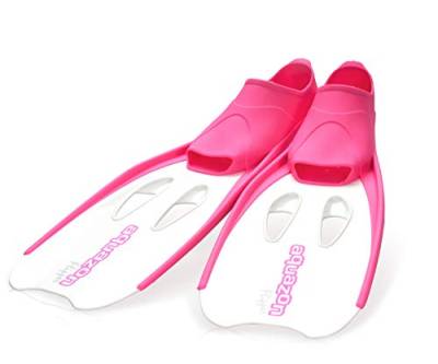 Aquazon Flossen, Schnorchelflossen, Schwimmflossen, Tauchflossen Flipper Für Kinder, Jugendliche Und Damen 34-35 Pink von aquazon