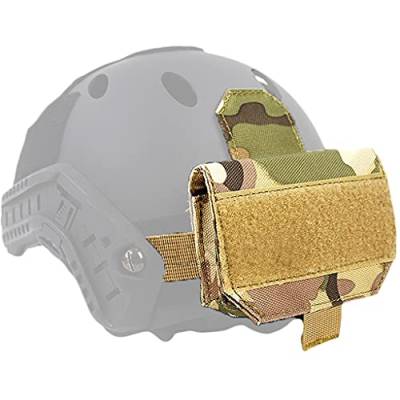 AQzxdc Airsoft Tactical Helmet Battery Pouch, Helm Counterweight NVG Pack, für OPS Fast BJ PJ MH Taktische Helme/Helm Zubehör,Cp von AQzxdc