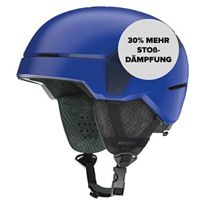 ATOMIC COUNT JR Skihelm für Kinder & Jugendliche - Blau - Größe S - Mehr Sicherheit bei Aufprällen - 360° Fit System für komfortablen Sitz - Kopfumfang 51-55 cm von ATOMIC