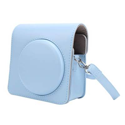 Akozon Kamera Schutzhülle PU Leder Schulter Kameratasche für Instax Square SQ1(Blau) von Akozon