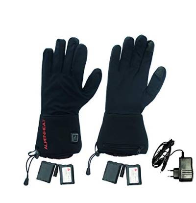 Alpenheat Unisex Handschuhe Fire-Gloveliner Heated glove liner, Schwarz, XL, AG1-XL von Alpenheat