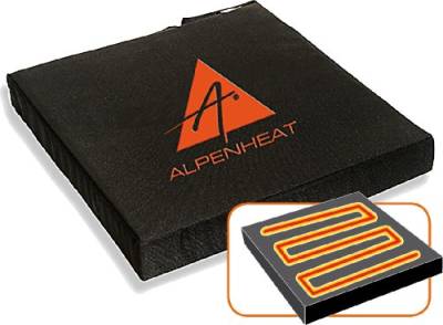 Alpenheat beheiztes Sitzkissen, strapazierfähig und robust, wasser abweisend, hochwertiger Schaumstoff von Alpenheat