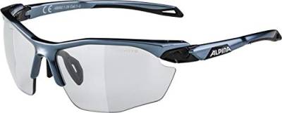 ALPINA TWIST FIVE HR V - Selbsttönende, Bruchfeste & Beschlagfreie Sport- & Fahrradbrille Mit 100% UV-Schutz Für Erwachsene, tin-black, One Size von ALPINA