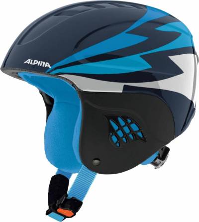 Alpina Carat Kinder Skihelm (48-52 cm, 89 nightblue) von Alpina