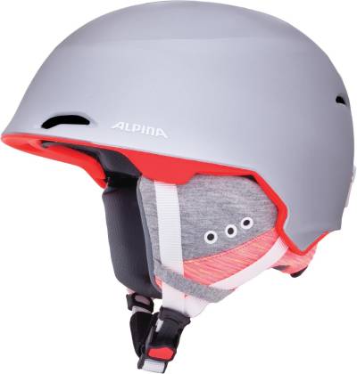 Alpina Maroi Freeride Skihelm (57-61 cm, 11 silver/flamingo matt) von Alpina