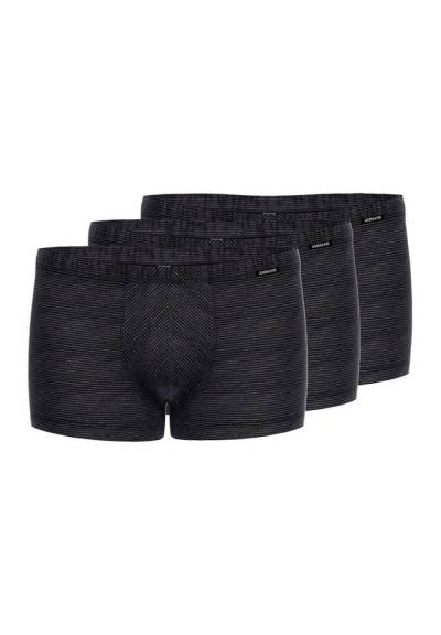 Ammann Retro Boxer 3er Pack Jeans Single (Spar-Set, 3-St) Retro Short / Pant - Baumwolle - Ohne Eingriff - Klassischer Schnitt von Ammann