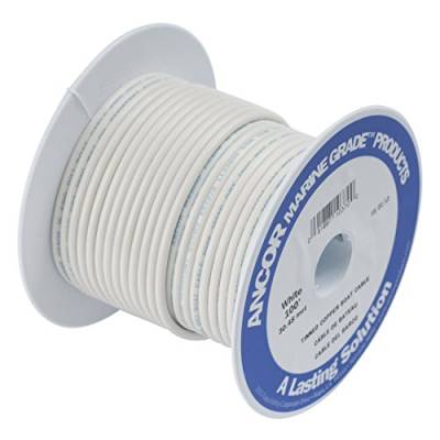 Ancor Other TINNED Copper Wire 6AWG (13MM²) White 50FT DAN-1047, Multicolor, One Size von Ancor