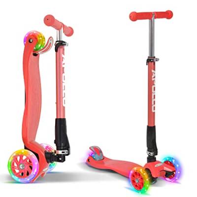 Apollo Fun-Scooter Kids Whiz LED Roller für Kinder ab 3 Jahren, Kinderroller, Kickboard, Tretroller von Apollo