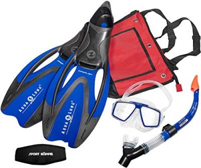 Aqualung Tauchset Proflex Flosse - Diego Schnorchel Set mit Cozumel Tauchmaske - Set (40-42) von Aqua Lung