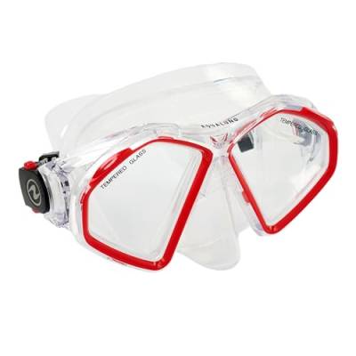 Aqualung Unisex-Adult Hawkeye Mask, Red, Einheitsgröße von Aqua Lung