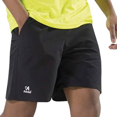 ASIOKA 93/17 Laufshorts mit Taschen, Schwarz, S von Asioka