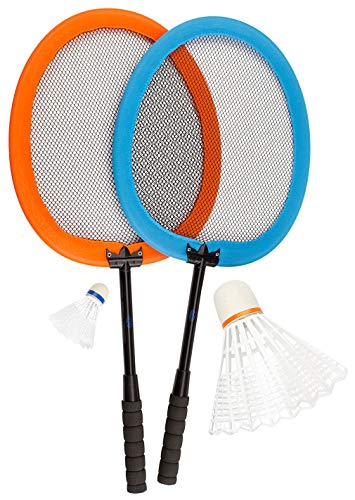 Avento Kinder Badminton Satz Badmintonsatz, Blau/Orange, 56 x 25 cm/XXL von Avento