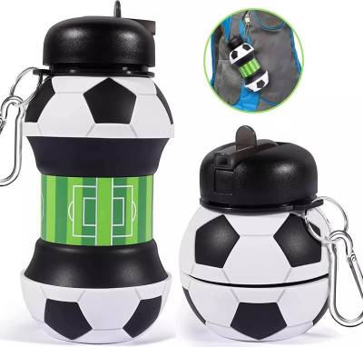 Avisto Trinkflasche Trinkflasche Faltbar Fußball Basketball Tennisball, BPA frei, auslaufsicher, bruchsicher, Geruchs- und Geschmacksneutral von Avisto