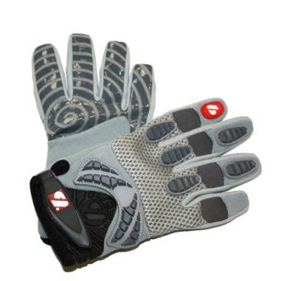 BARNETT FRG-02 American Football Handschuhe XL Silber von BARNETT