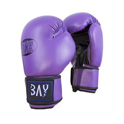 BAY® Future Boxhandschuhe LILA (8 Unzen) Unzen Purpur violett schwarz pur pur Box-Handschuhe UZ OZ Damen Kinder Frauen Lady von BAY