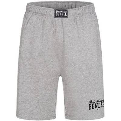 BENLEE Herren Shorts Normale Passform Basic Marl Grey S von BENLEE Rocky Marciano