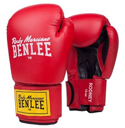 BENLEE Boxhandschuhe aus Artificial Leather Rodney Red/Black 12 oz von BENLEE Rocky Marciano