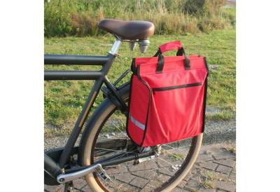 BENSON Fahrradtasche Fahrradtasche Fahrrad Gepäckträgertasche 20 L, Gepäcktasche, Packtaschen, Shopper von BENSON