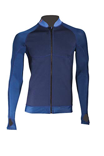 Beuchat Men's Atoll Reisverschluss Jacke, Blau Limitierte Auflage Frankreich, XL von BEUCHAT