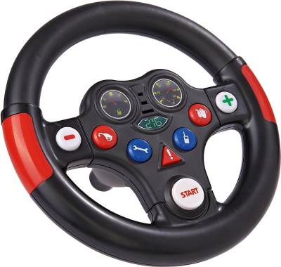 BIG Spielfahrzeug-Lenkrad BIG Bobby Car Racing-Sound-Wheel von BIG