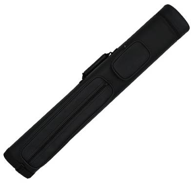 BILMAG Billard Queue Köcher Tasche Queueköcher Queuetasche, Cue Grand, 2/4, 87cm (Schwarz) von BILMAG