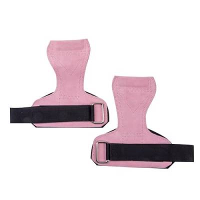 Handgelenk-Handschuh-Booster-Bänder, Gewichtheber-Kompressionsbänder, Fitness-Klimmzug-Trainingshilfe, Handgelenk-Handschuhe (Size : Large size-Pink) von BLBTEDUAMDE
