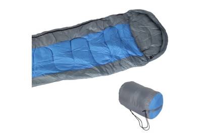 BURI Mumienschlafsack Schlafsack blau Mumienschlafsack +Tasche Deckenschlafsack Camping Zelt von BURI