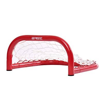 BASE – Streethockey Skill Goal 12“ 33x36x18cm, Outdoor-Tor, Tor für Hockeybälle & Pucks, Streethockey-Training, rot-weiß von Base
