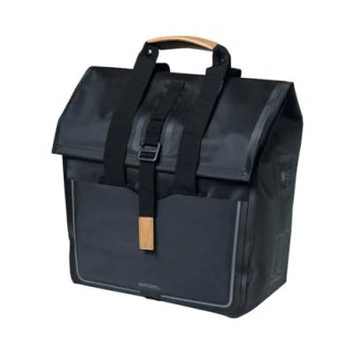 Basil Urban Dry Shopper Fahrradtasche, Black, 34 x 16 x 48 cm von Basil