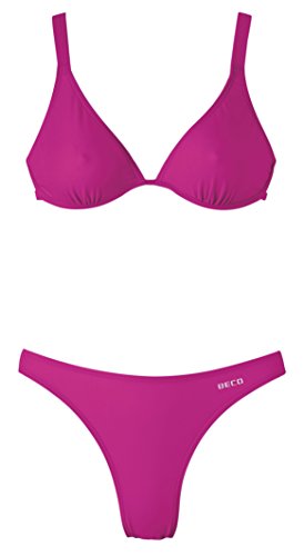 BECO Damen Schwimmkleidung Bikini-Set, Rosa, 36 von Beco