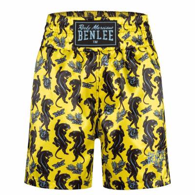 Benlee Panther Boxing Trunks Gelb L Mann von Benlee