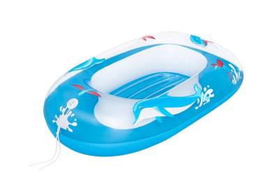 Bestway Kinder-Schlauchboot Bestway Kinder-Schlauchboot - Aufblasbares Kinderboot Gummiboot Blau von Bestway