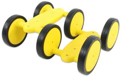 Betzold Sport Gleichgewichtstrainer Maxi-Roller mit 6 Rollen - Kinderfahrzeug Geschicklichkeit, Belastbar bis 100 kg von Betzold Sport