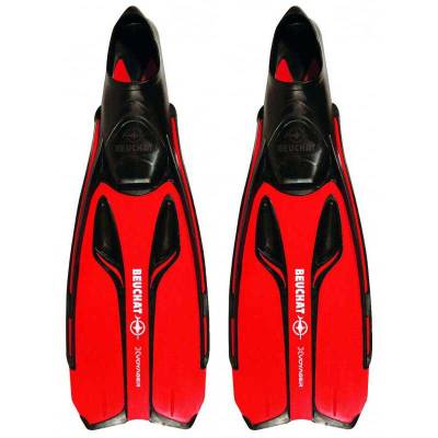 Beuchat X-voyager Snorkeling Fins Rot,Schwarz EU 40-41 von Beuchat