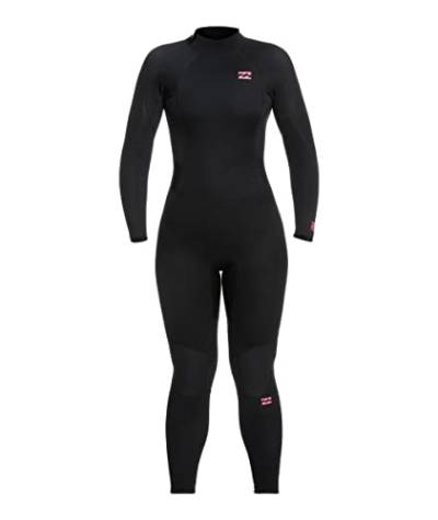 Billabong 4/3mm Launch - Back Zip Wetsuit for Women - Back-Zip-Neoprenanzug - Frauen - 8 - Schwarz von Billabong