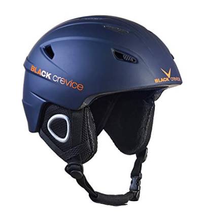 Black Crevice Skihelm Kitzbühel, Navy/orange, M von Black Crevice