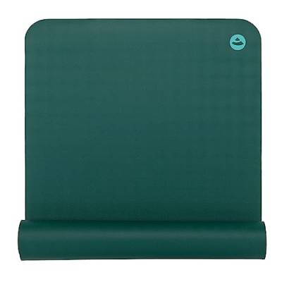 Bodhi Yogamatte ECO PRO DIAMOND | Ultra Grip | 100% Naturkautschuk | Ökologisch | Profi-Matte für Pilates & Gymnastik | Ideal für dynamisches Yoga & Hot Yoga | 185 x 60 x 0,6 cm | jungle-green von Bodhi