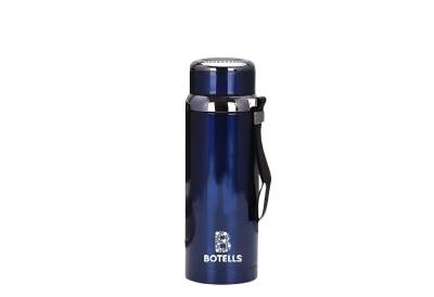 Botells Thermoflasche Thermo Kanne Isoflasche Edelstahl 0,8 L, Tee, Kaffee, heiß & kalt, metallic Design, lebensmittelecht, auslaufsicher, doppelwandig, 800 ml von Botells