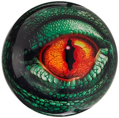 Brunswick Bowling Products Lizard Glow Viz-A-Ball Bowlingball, 6,4 kg, Grün/Schwarz, 6,4 kg von Brunswick