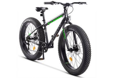 CARPAT SPORT Fatbike 26 Zoll Fat Tire 4.0 Hardtail MTB für Herren Damen und Jungen, 7 Gang Shimano, Kettenschaltung, Alu-Rahmen Farrad, Fat Bike Mountainbike von CARPAT SPORT