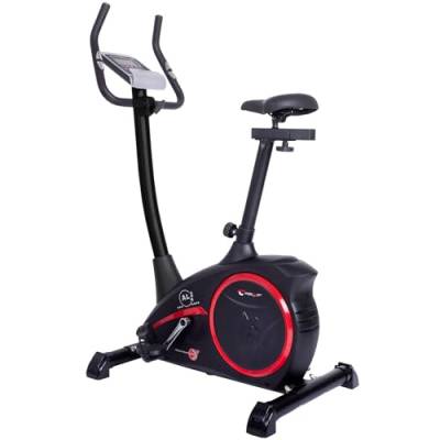 Christopeit Sport Fahrrad-Heimtrainer AL 2 Black Edition - 24-Stufig, 9kg Magnet-Bremssystem, LCD-Display, bis 150kg von CHRISTOPEIT SPORT GERMANY