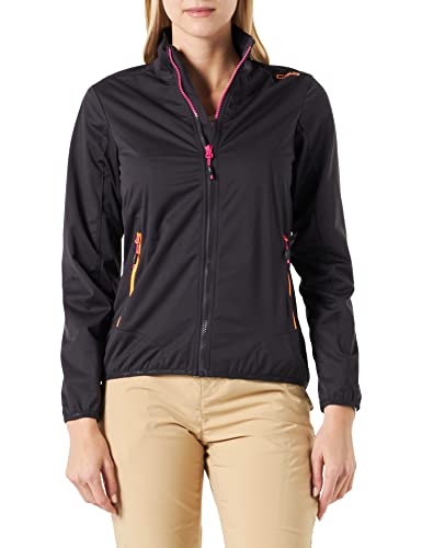 CMP - Ultraleichte Softshelljacke für Damen, Anthrazit, D36 von CMP