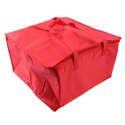 COSINE Faltbare Tasche, tragbar, isoliert, Aluminiumfolie, Thermobox, wasserdicht, Eisbeutel, Lunchbox, Liefertasche, Rot von COSINE