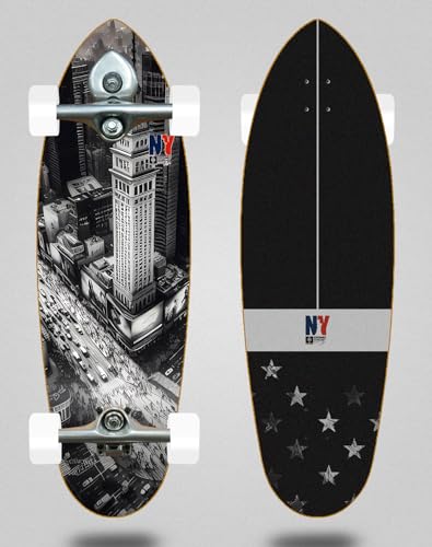 Cromic Surfskate Complete with Buri Surfskate Skateboard Trucks - NY Mike 32,5 Deep von COUNTRY BASQUE INGURUASAKARI INDUSTRY